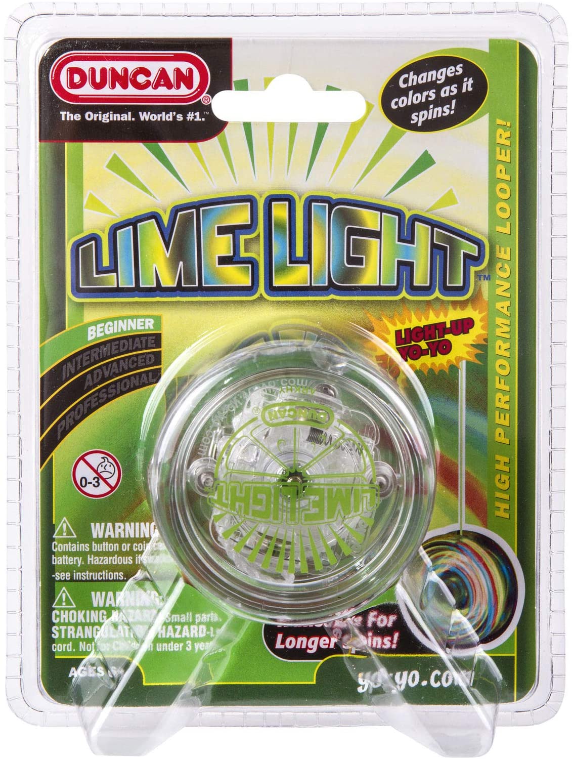 Duncan Lime Light Light-Up Yo-Yo - ANB Baby -6+ Years