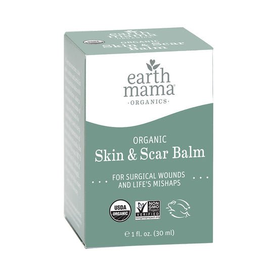 Earth Mama Organics Organic Skin and Scar Balm, 1 oz  box - ANB Baby
