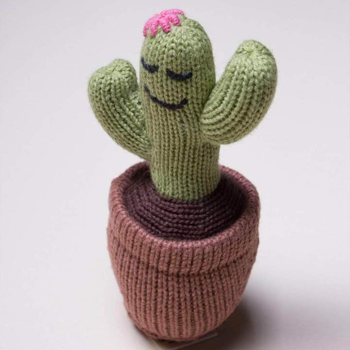 Estella Cactus Baby Rattle Toy, -- ANB Baby
