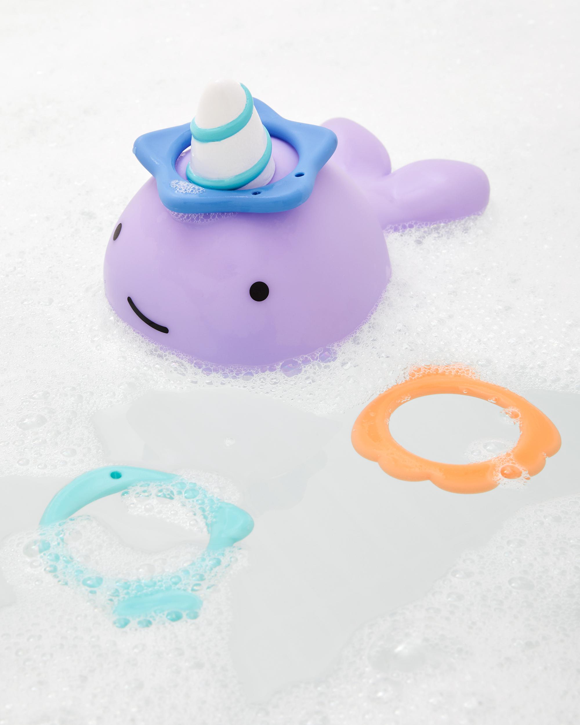 Skip Hop Zoo Narwhal Ring Toss Bath Toy, -- ANB Baby