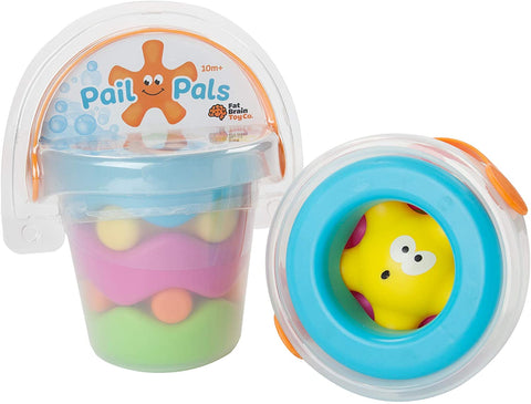 FAT BRAIN Toys Pail Pals Bath Toy - ANB Baby -1+ years