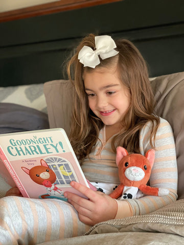 Frankie Dean Dream Blanket and Book, Charley the Cat, -- ANB Baby