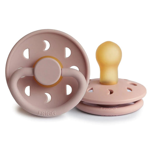 Frigg Natural Rubber Pacifier Moon Phase, Blush - ANB Baby -Frigg