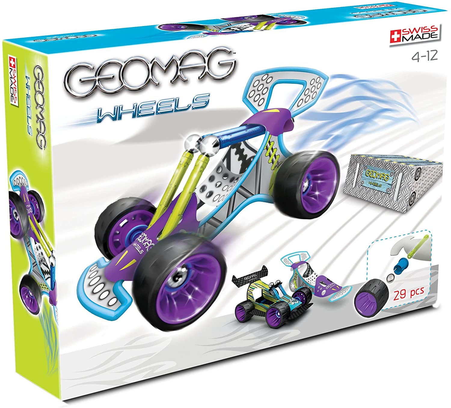 GEOMAG Wheels Race Set - 29 Pcs - ANB Baby -Geomag