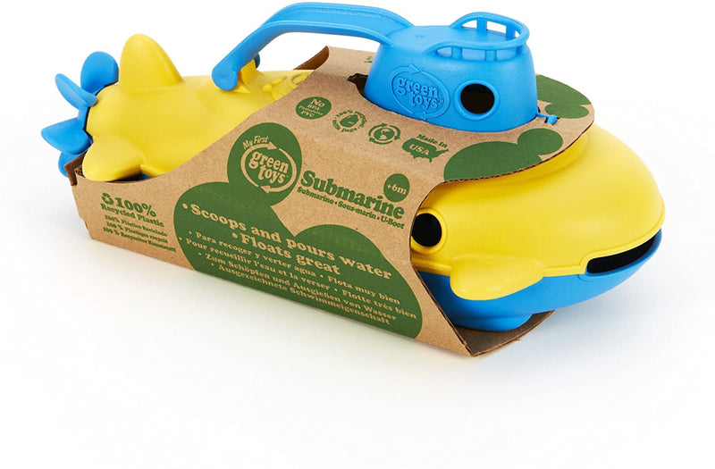 Green Toys Blue Submarine Toy, -- ANB Baby