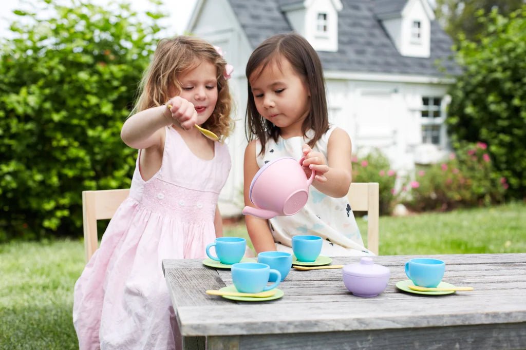 Green Toys Tea Set, Pink - ANB Baby -793573454256$20 - $50