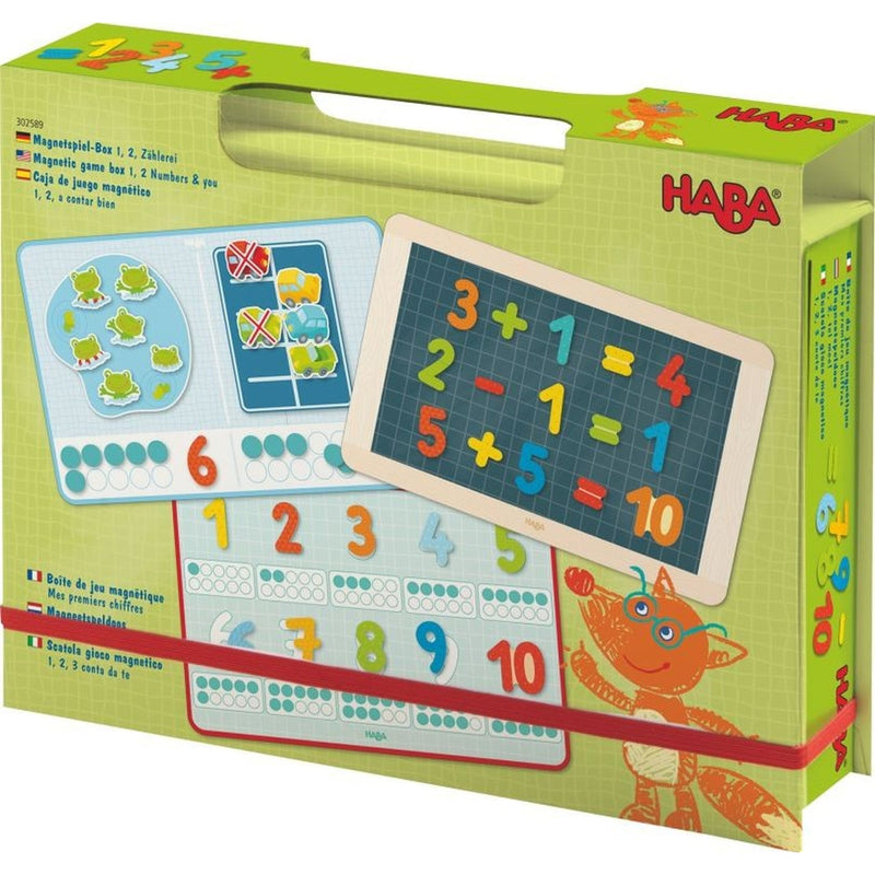 HABA Magnetic Game Box 1, 2 Numbers and You - ANB Baby -4+ years