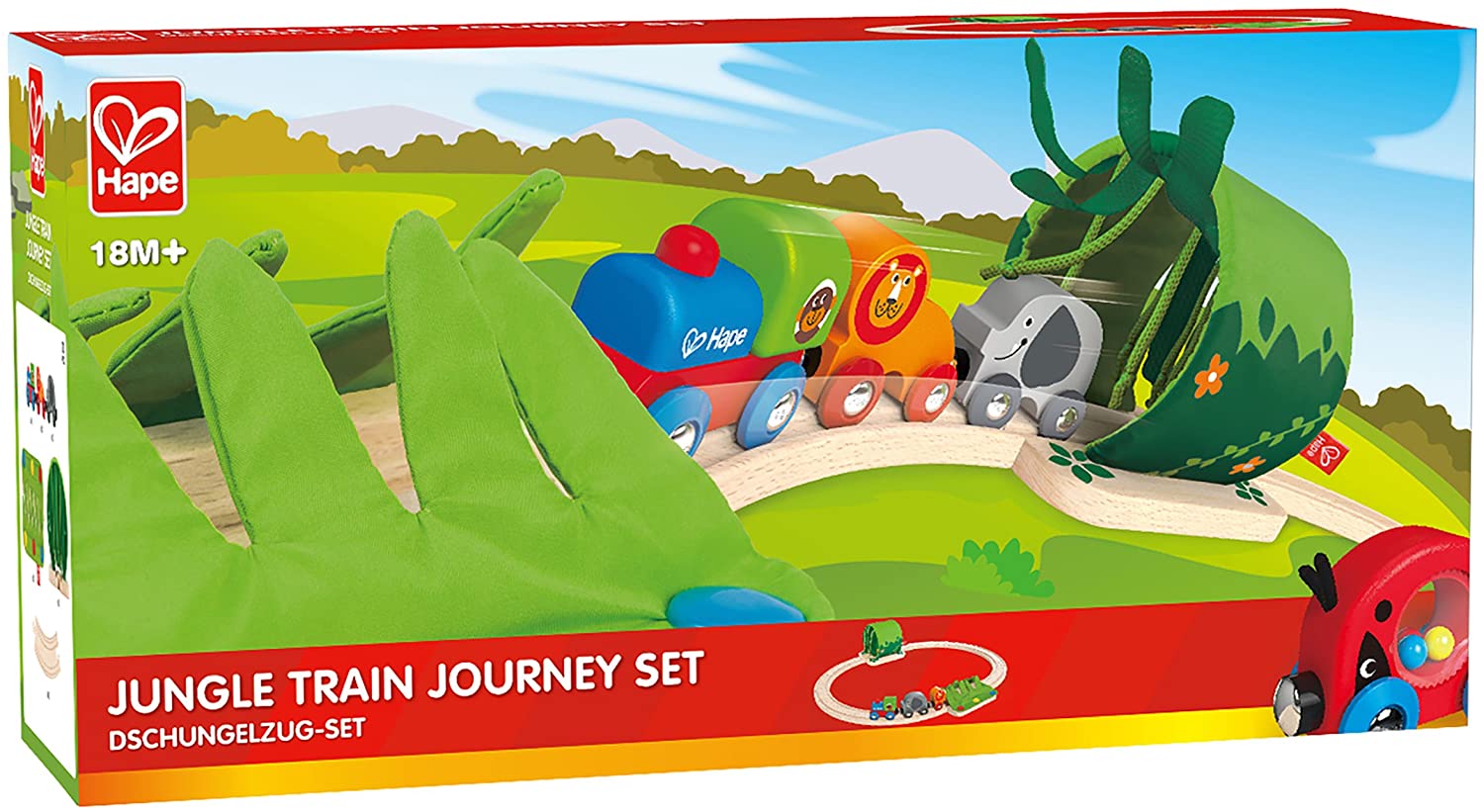 HAPE Jungle Train Journey Set - ANB Baby -colorful toys
