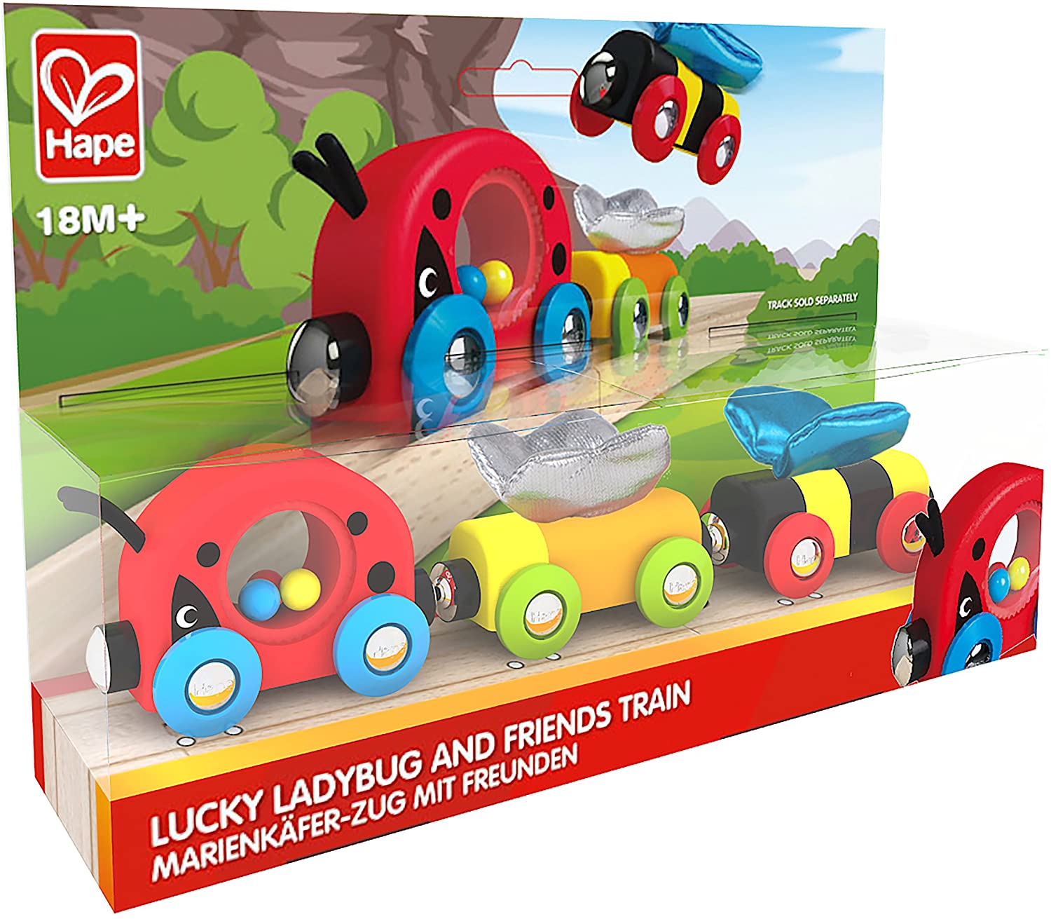 HAPE Ladybug and Friends Train - ANB Baby -activity toy