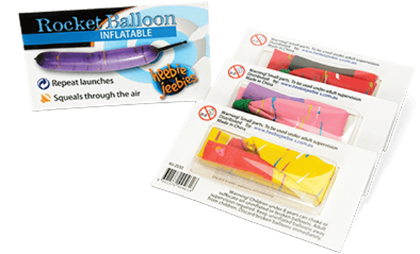 Heebie Jeebies Rocket Balloon - Single Kit - ANB Baby -3+ years