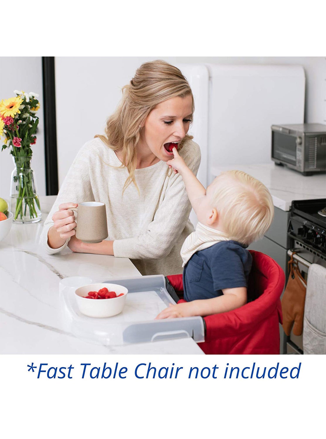 Inglesina Fast Table Chair Dining Tray Plus, Clear, -- ANB Baby