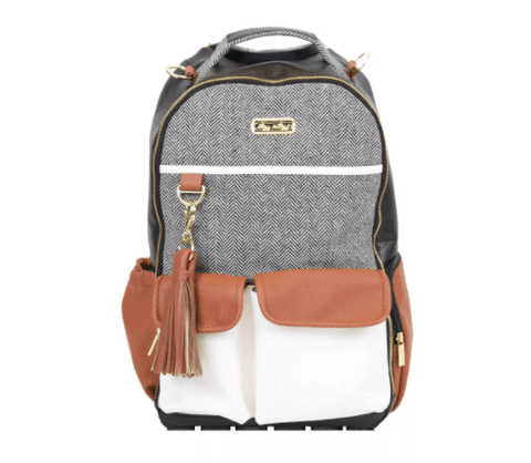Itzy Ritzy Boss Backpack Large Diaper Bag, Coffee & Cream - ANB Baby -$100 - $300