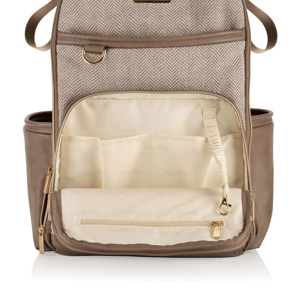 Itzy Ritzy Boss Plus Backpack Diaper Bag, Vanilla Latte - ANB Baby -810434039169$100 - $300