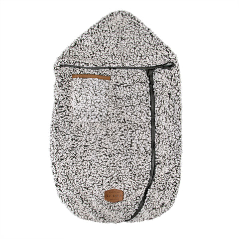 JJ Cole Cuddly BundleMe, Gray Car Seat Cover - ANB Baby -car seat cover