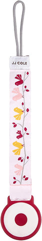JJ COLE Easy Attach Pacifier Clip - Pink Chickadee - ANB Baby -car seat accessories