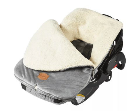 JJ Cole Infant Original Bundleme Car Seat Cover - ANB Baby -faux shearling car seat cover