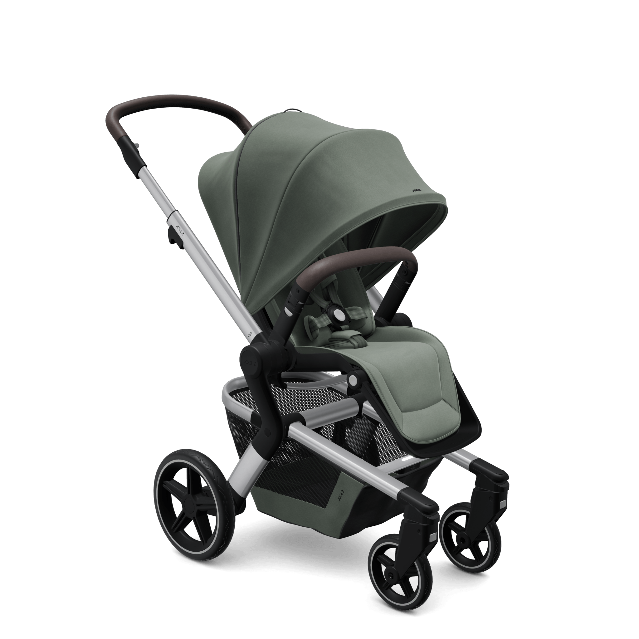 Joolz Hub+ Premium Baby Stroller, Chassis and Seat with Integrated LED Lights and Rain Cover - ANB Baby -$500 - $1000