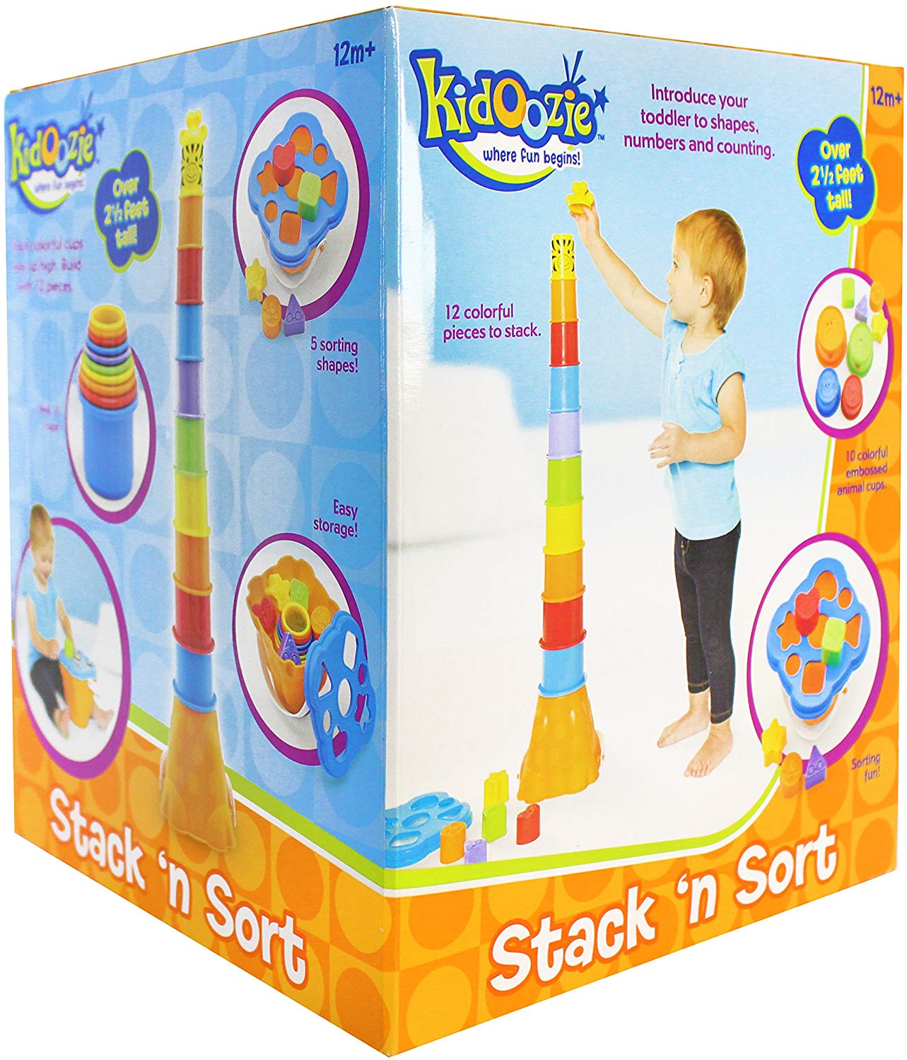 KIDOOZIE Stack and Sort Toy - ANB Baby -Kidoozie