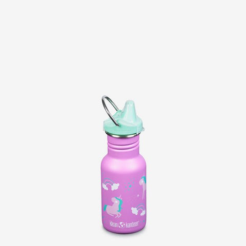 Klean Kanteen Kid's Classic Water Bottle with Sippy Cap 12 oz. - ANB Baby -763332068390Blue