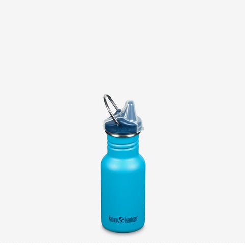 Klean Kanteen Kid's Classic Water Bottle with Sippy Cap 12 oz. - ANB Baby -763332073837Blue