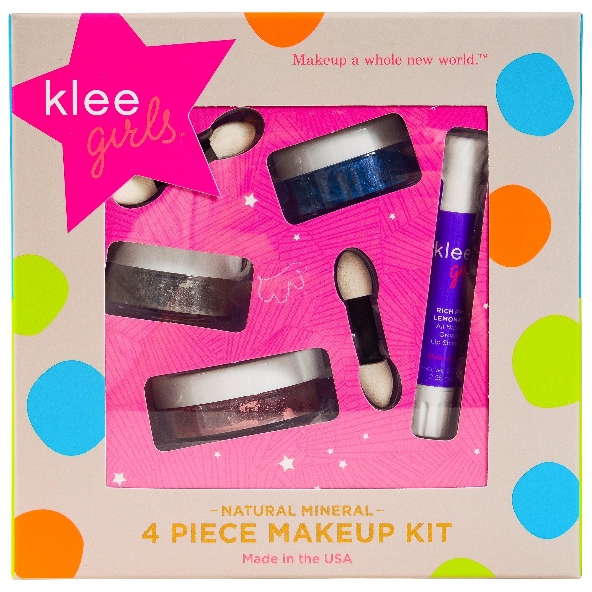 Klee Girls Shining Through Natural Mineral Makeup, 4 Pc Kit - ANB Baby -Klee for girls