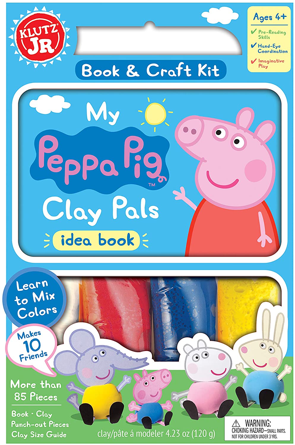 Klutz My Peppa Pig Clay Pals Jr. Craft Kit, -- ANB Baby