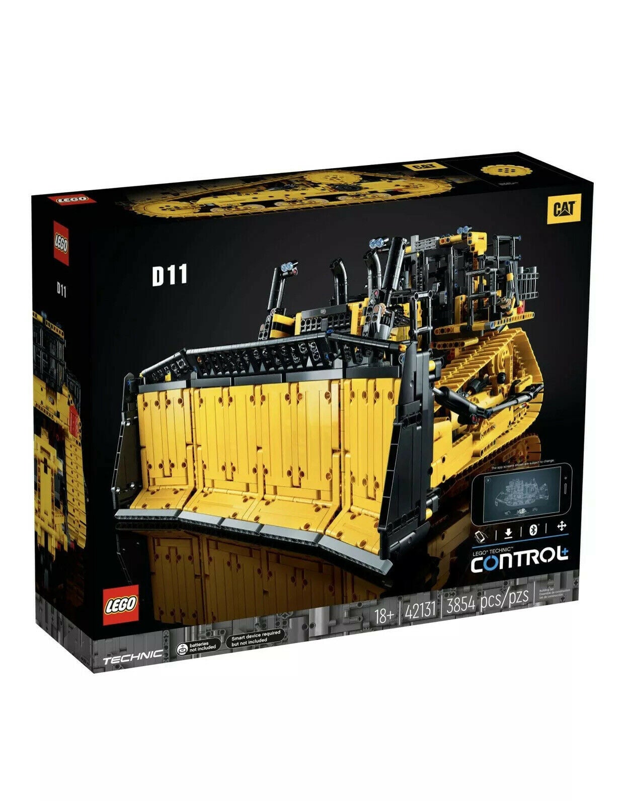 Lego App-Controlled Technic Cat D11 Bulldozer Building Set, -- ANB Baby