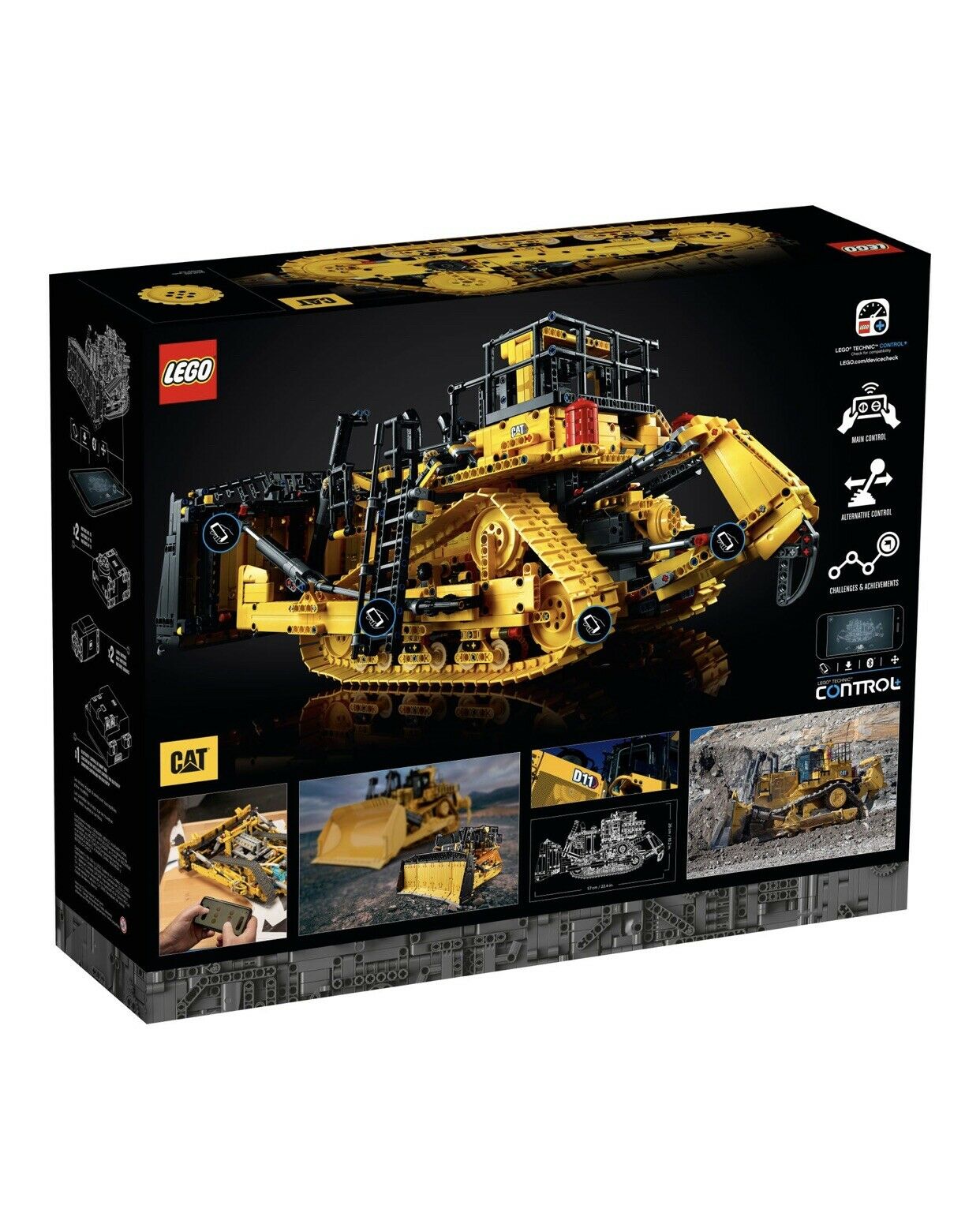 Trampe Afbrydelse Regnfuld Lego App-Controlled Technic Cat D11 Bulldozer Building Set
