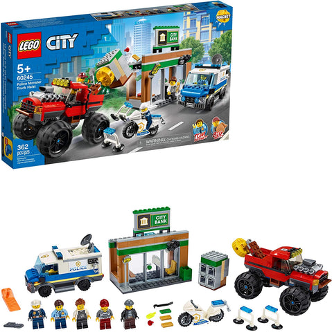 Lego City Police Monster Truck Heist Police Toy, 362 Pieces - ANB Baby -block set