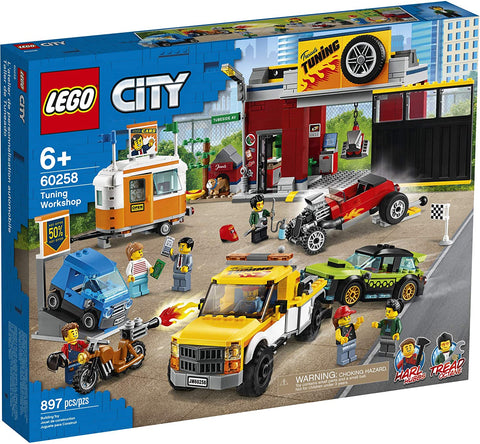 Lego City Tuning Workshop Toy Car Garage Cool Building Set, 897 Pieces - ANB Baby -block set
