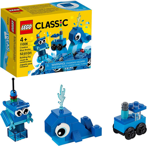 LEGO Classic Creative Blue Bricks (52 Pieces) - ANB Baby -Baby Creative Toys