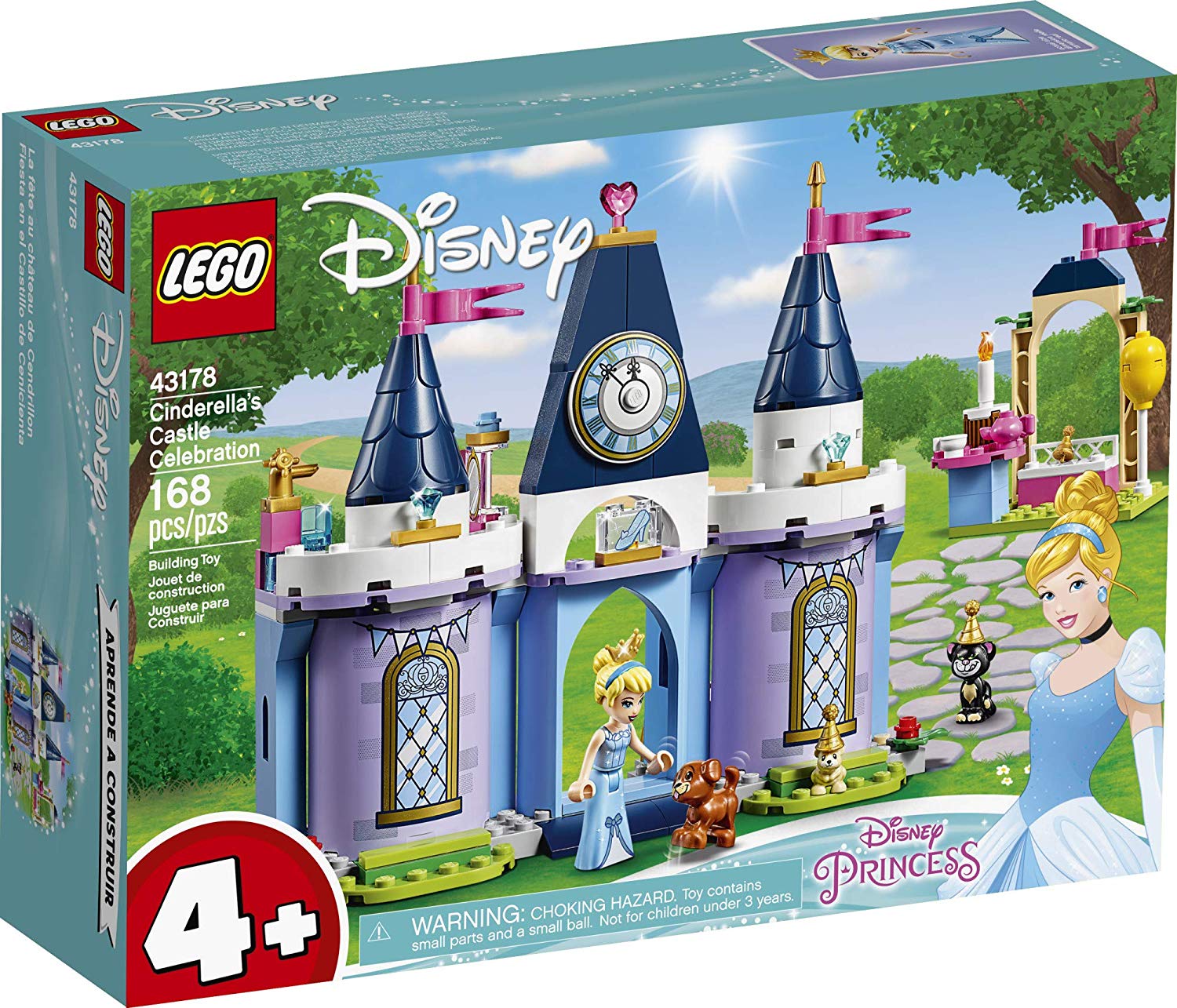 LEGO Disney Cinderella’s Castle Celebration (168 Pieces) - ANB Baby -$20 - $50
