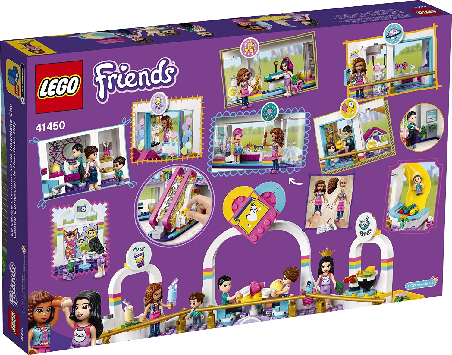 Lego Friends Heartlake City Shopping Mall Building Kit, 1,032 Pieces, -- ANB Baby