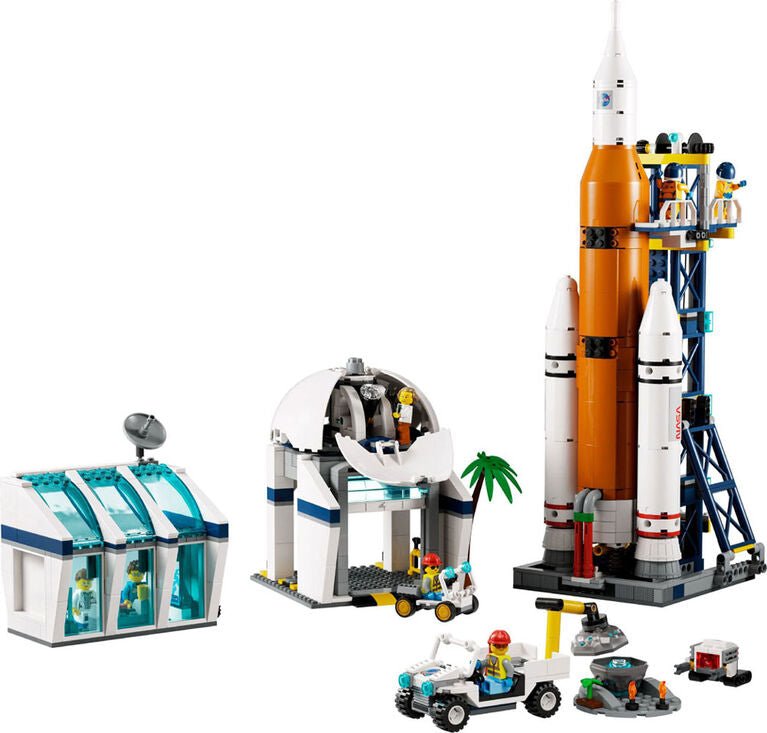 Lego Rocket Launch Center Building Toy, -- ANB Baby