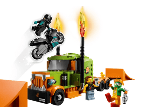 Lego Stunt Show Truck Building Set, 420-Pieces, -- ANB Baby