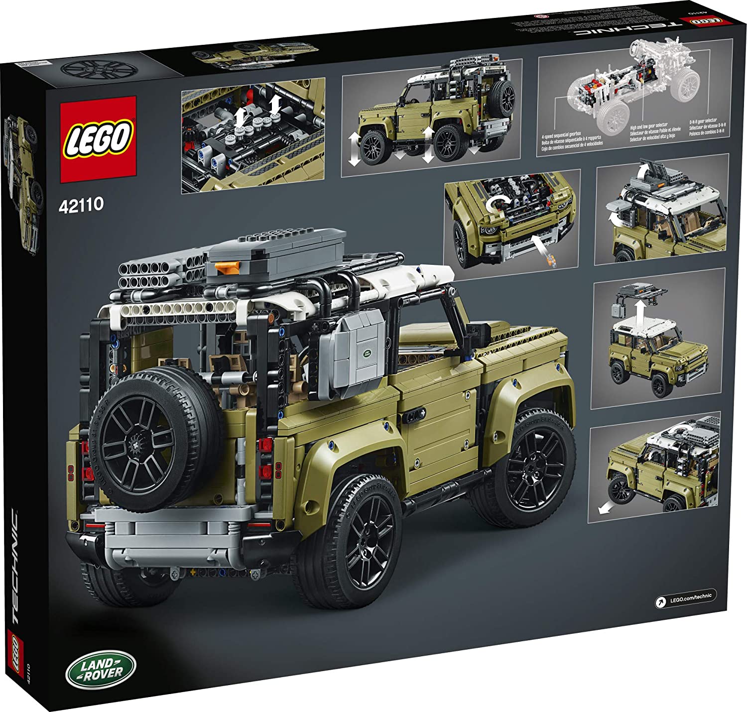 Lego Technic Land Rover Defender Building Kit, 2573 Pieces, -- ANB Baby