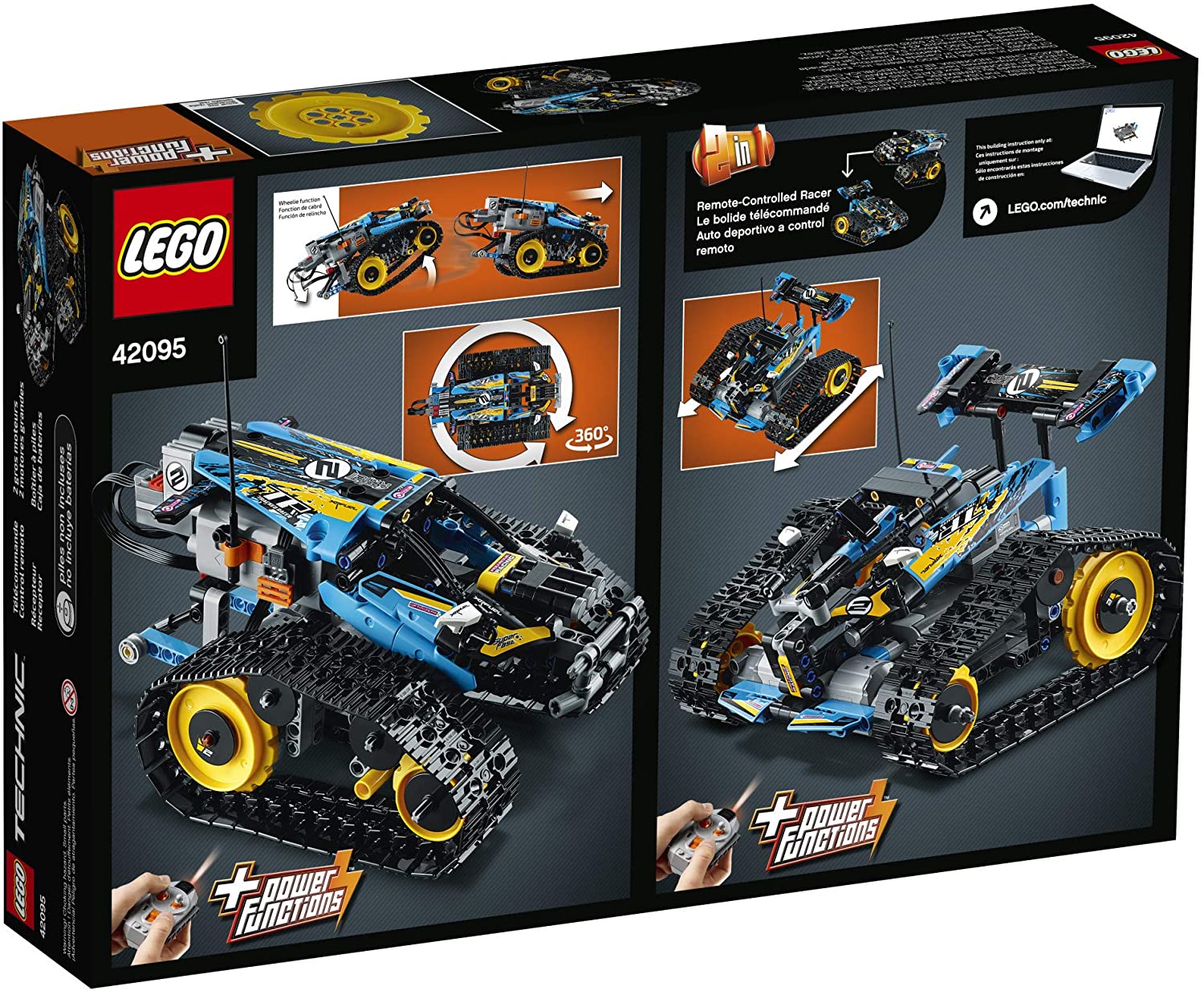 Lego Technic Remote Controlled Stunt Racer Building Kit, 324 Pieces, -- ANB Baby