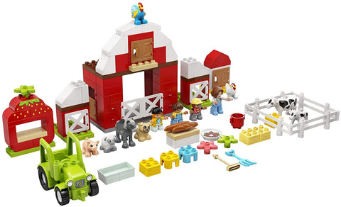 Lego Town Barn, Tractor & Farm Animal Care Playset, 97 Pieces, -- ANB Baby