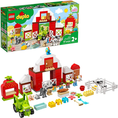 Lego Town Barn, Tractor & Farm Animal Care Playset, 97 Pieces, -- ANB Baby
