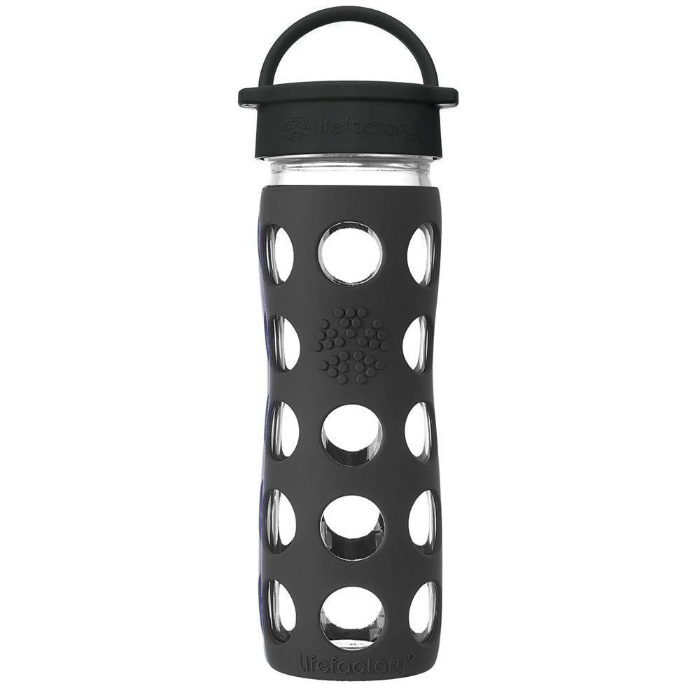 Life Factory Onyx Glass Water Bottle, 16 oz. - ANB Baby -nonrefundable