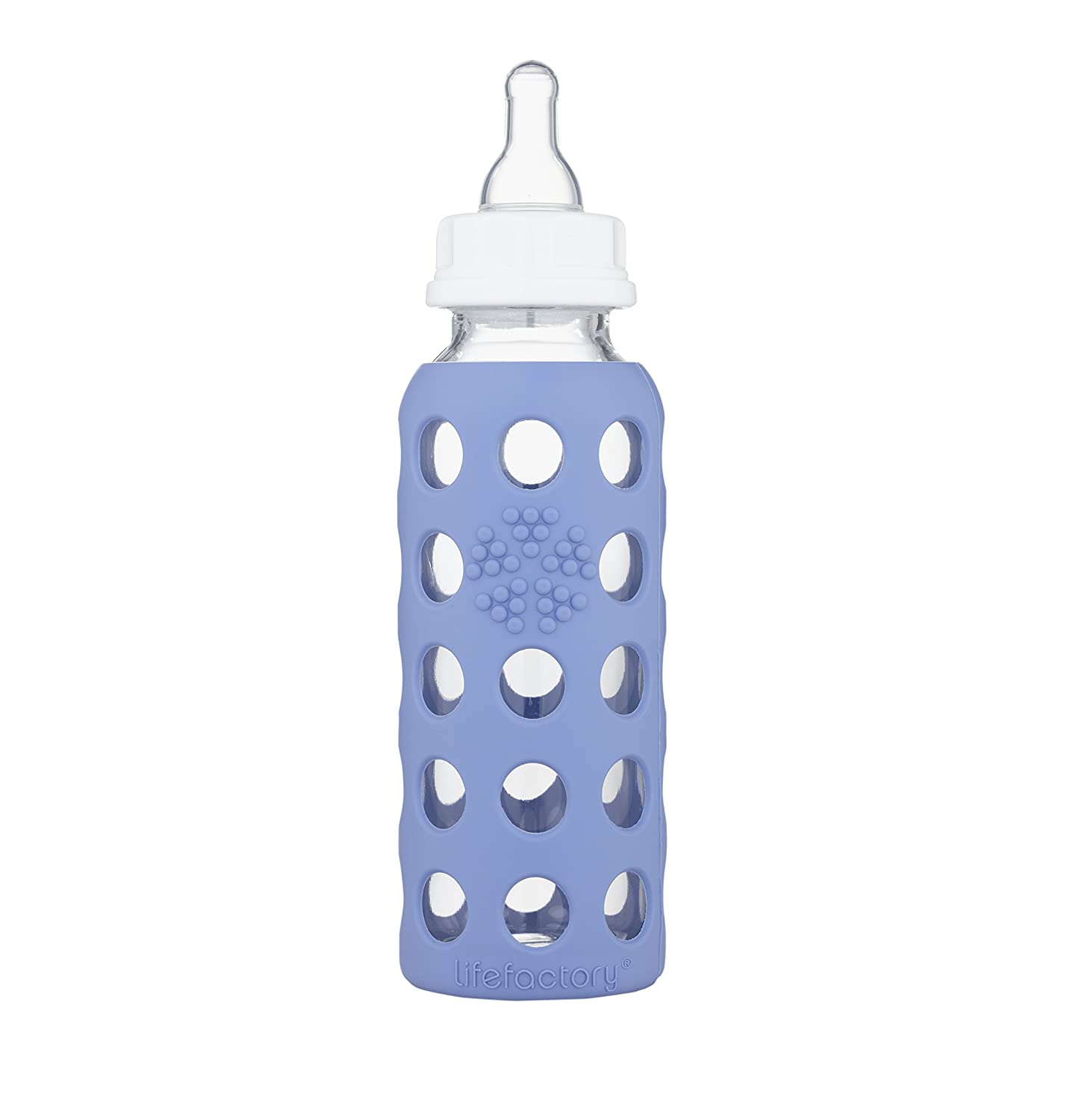 LIFEFACTORY Glass Baby Bottle Blueberry 9 oz - ANB Baby -Baby bottle