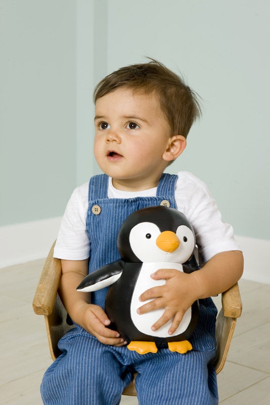 Little Big Friends Martin the Penguin Soft Music Box - ANB Baby -$20 - $50