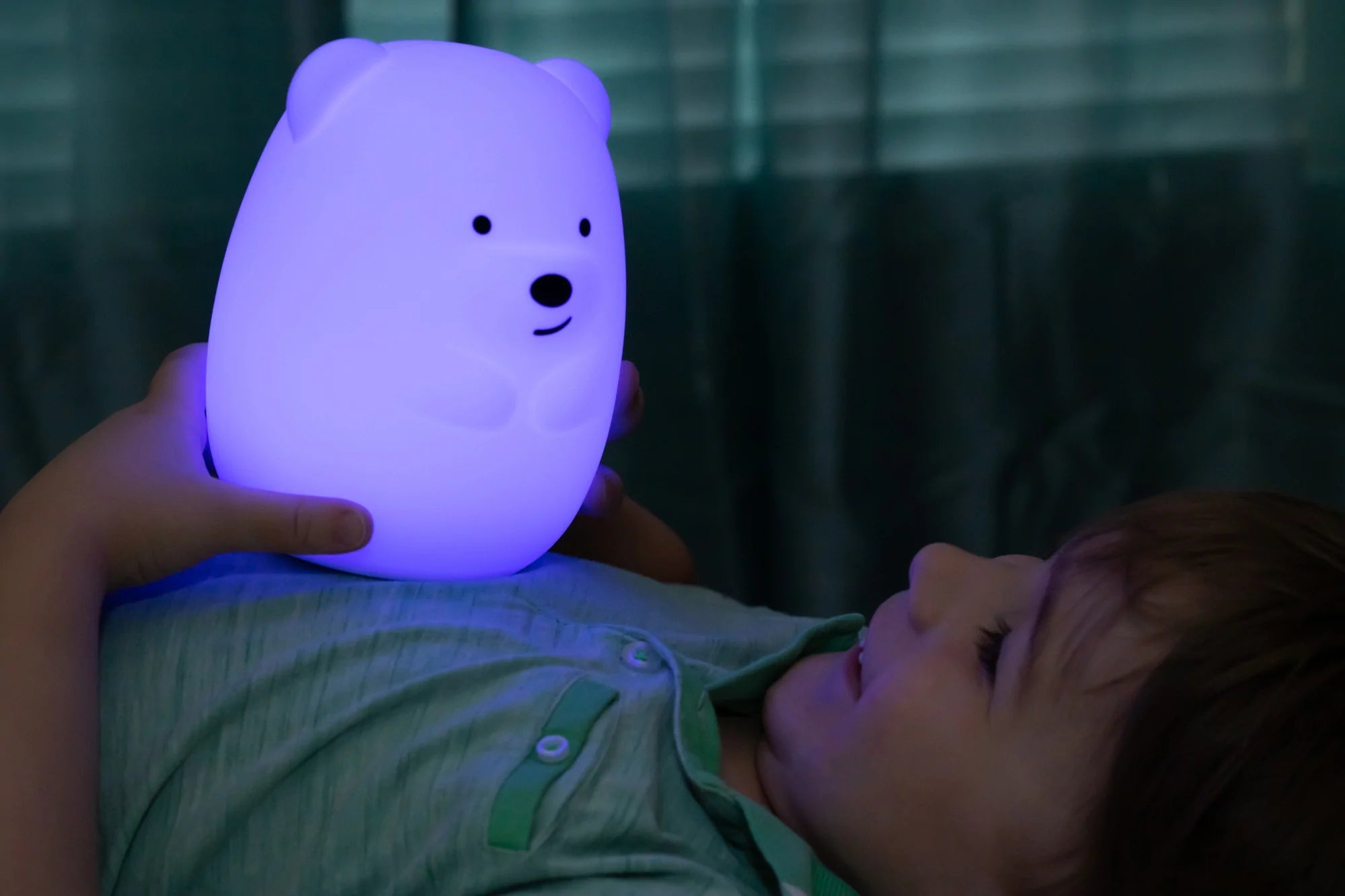 Lumieworld Silicone Tap Sensor LED Bear Night Light with Remote - ANB Baby -860000481809$20 - $50