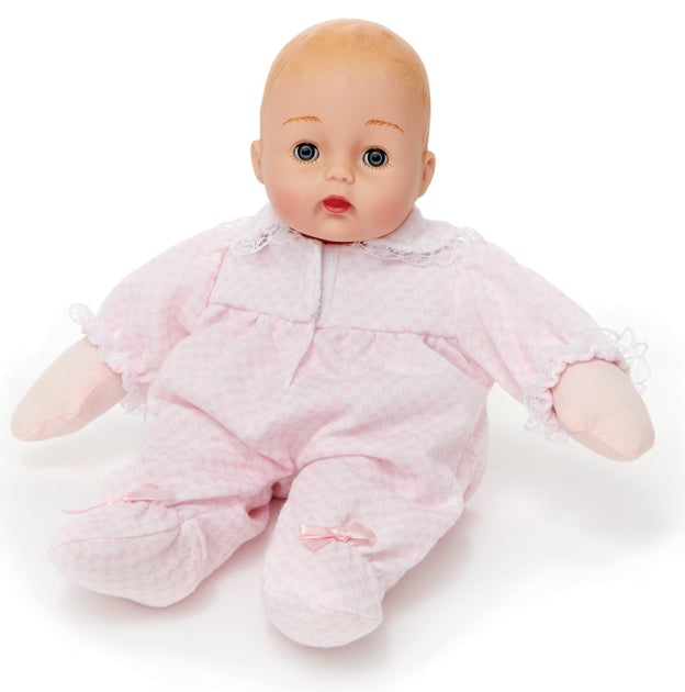 Madame Alexander Baby Huggums With Pink Check Outfit - ANB Baby -baby doll