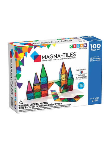 Magna-Tiles Clear Colors 100-Piece Set - ANB Baby -activity toys