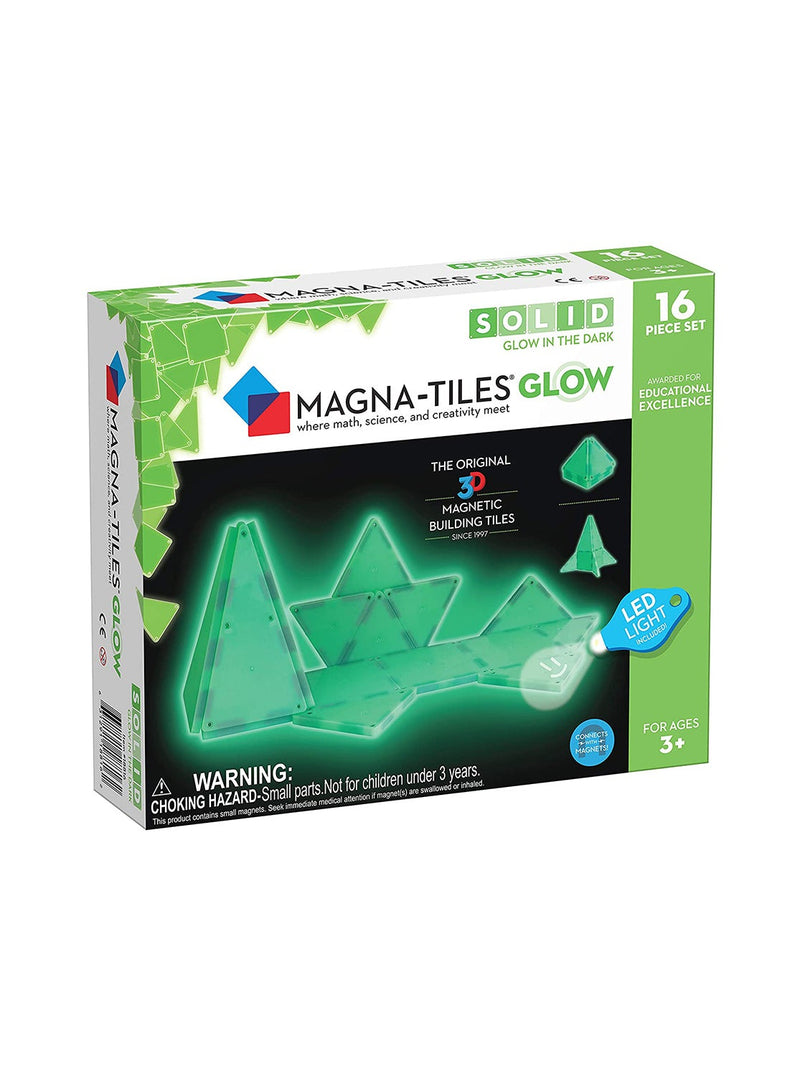 Magna-Tiles Glow in the Dark 16-Piece Set, -- ANB Baby