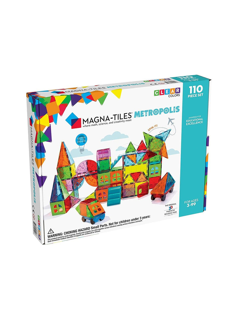 Magna-Tiles® Metropolis 110-Piece Set, -- ANB Baby