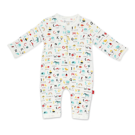 Magnetic Me ABC Love Modal Magnetic Coverall, -- ANB Baby