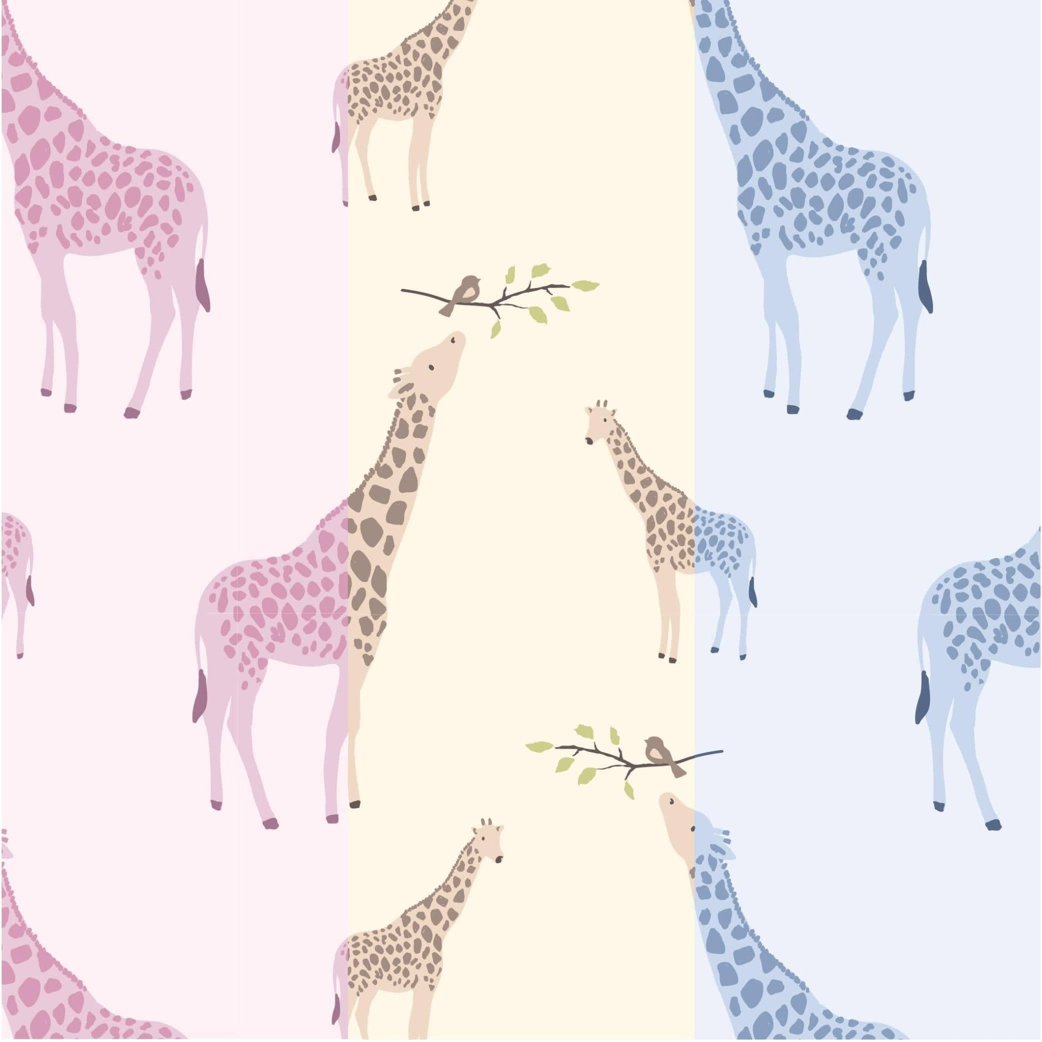Magnetic Me Cream Jolie Giraffe Organic Cotton Magnetic 3 piece Kimono Set, -- ANB Baby