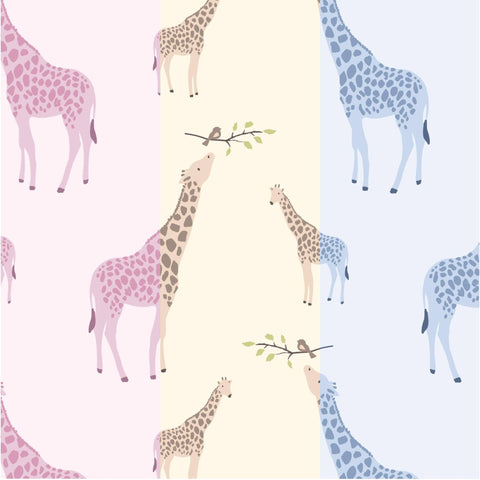Magnetic Me Cream Jolie Giraffe Organic Cotton Magnetic 3 piece Kimono Set, -- ANB Baby